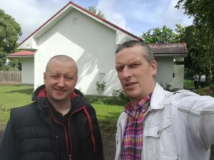 (Left) Renno Rannamäe, Salvation Army program director. (Right) Viljam Borissenko, Public Foundation of Hope 